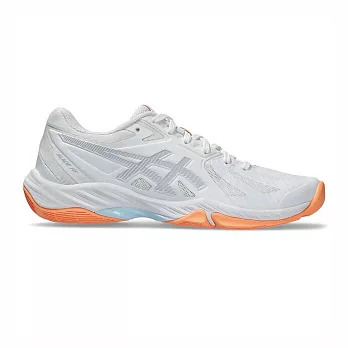 Asics Blade FF [1072A094-102] 女 羽球鞋 室內 運動 支撐 靈活 緩震 包覆 白 橘