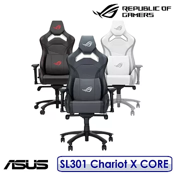 ASUS 華碩 ROG SL301C Chariot X CORE 電競椅 白色