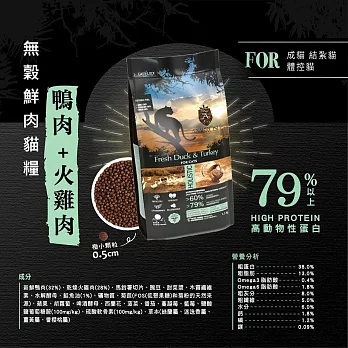 安柏希雅 無穀鮮肉貓糧 100g 全齡貓 - 鴨肉+火雞肉