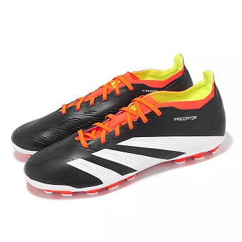 adidas 足球鞋 predator League 2G/3G AG 男鞋 黑白 抓地 人造草皮 運動鞋 愛迪達 IF3210