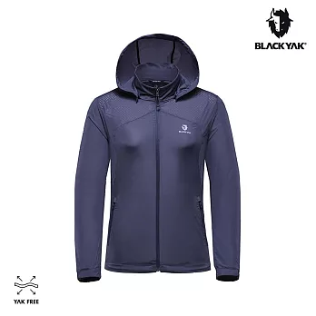 BLACKYAK 女 LIGHT PEAK FLEX防風外套 L 海軍藍