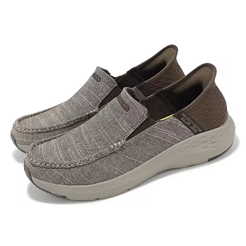 Skechers 休閒鞋 Parson-Faustino Slip-Ins 男鞋 套入式 帆布 健走鞋 205192BRN