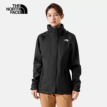 The North Face W MFO MOUNTAIN ZIP-IN JACKET - AP 女防水外套-NF0A8AV8JK3 L 黑色