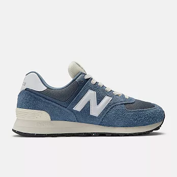 New Balance 574 系列 男女 休閒鞋-U574RBJ-D US5 藍色