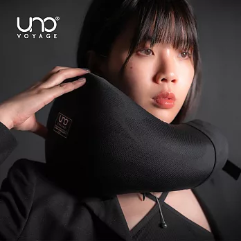 UNO VOYAGE UNO® KNIT 織麻旅行頸枕 - 高譚黑