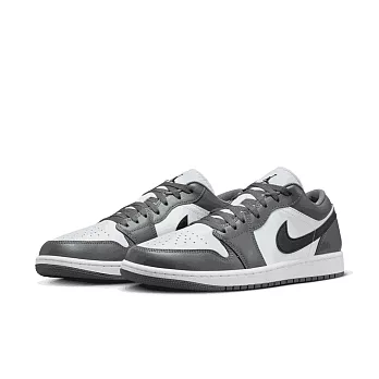 NIKE AIR JORDAN 1 LOW 男休閒鞋-黑灰-553558152 US10.5 黑色