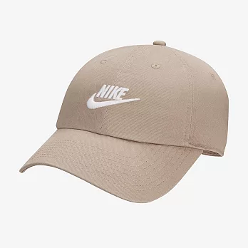 Nike Club Cap Futura Wsh L [FB5368-247] 男女 鴨舌帽 水洗軟帽 運動 防曬 卡其