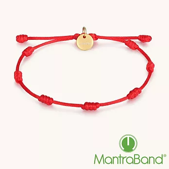 MANTRABAND 美國悄悄話 七脈輪防禦力腳鍊 幸運7繩結紅色腳鍊