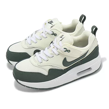 Nike 童鞋 Air Max 1 Easyon PS 中童 綠 米白 氣墊 復古 運動鞋 DZ3308-107