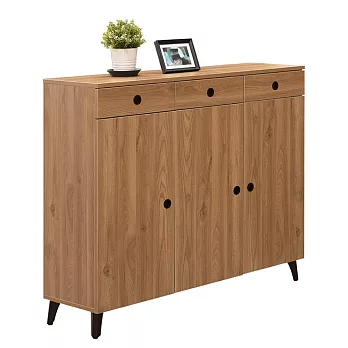 IDEA-MIT木製荷風木質四尺鞋櫃