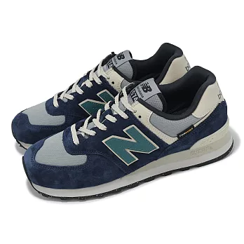 New Balance 休閒鞋 574 男鞋 女鞋 海軍藍 石板灰 Cordura抗撕裂 麂皮 拼接 情侶鞋 NB U574SOA-D