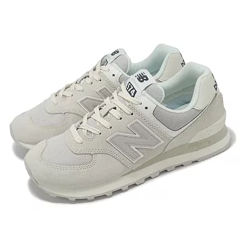 New Balance 休閒鞋 574 女鞋 月亮灰 月岩灰 麂皮 網布 拼接 經典 NB WL574DQ2-B