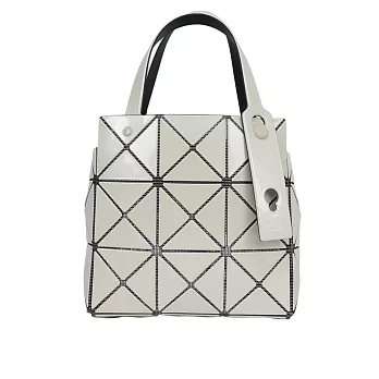 ISSEY MIYAKE BAO BAO CARAT 3X3 亮面手提小方盒 (象牙白)