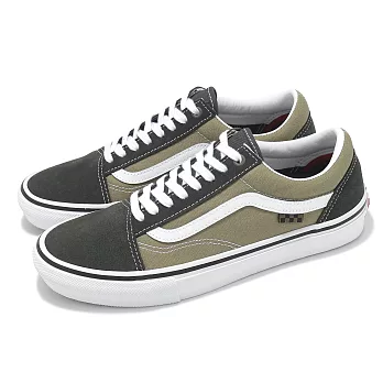 Vans 滑板鞋 Skate Old Skool 男鞋 橄欖綠 黑 緩衝 耐磨 板鞋 休閒鞋 VN0A5FCBCUQ