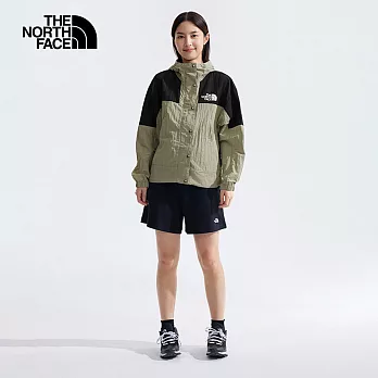 The North Face W MTN WIND JACKET - AP 女風衣外套-NF0A81RX5IF 2XL 灰色