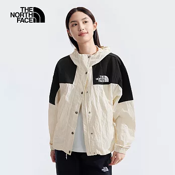 The North Face W MTN WIND JACKET - AP 女風衣外套-NF0A81RXROU 2XL 白色