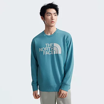 The North Face M TNF FOUNDATION RLX CREW - AP 男長袖大學T-NF0A8AT71OM L 藍色