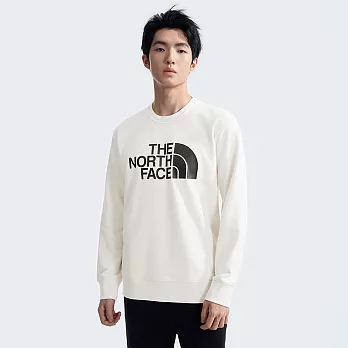 The North Face M TNF FOUNDATION RLX CREW - AP 男長袖大學T-NF0A8AT7QLI L 白色