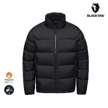 BLACKYAK 男 QUILTING短版羽絨外套 L 黑色