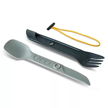 美國【UCO】SWITCH SPORK UTENSIL SET WITH TETHER / 多功能切換餐具組 / 刀叉餐具 / 無雙酚A /戶外用叉匙  深藍