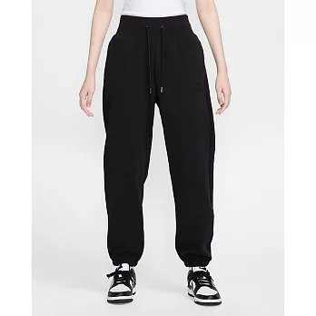 NIKE AS W NSW PHNX FLC HR OS PANT G 女 長褲-HQ4870010 XS 黑色