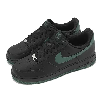 Nike 休閒鞋 Air Force 1 07 男鞋 黑 深綠 AF1 經典 FJ4146-001