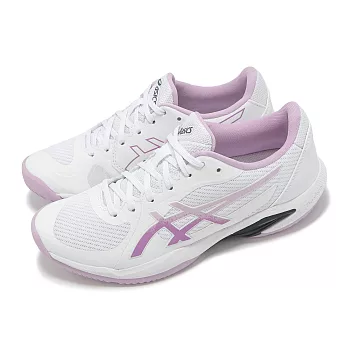 Asics 網球鞋 Solution Swift FF 2 女鞋 白 紫粉 澳網配色 輕量 緩衝 運動鞋 亞瑟士 1042A265102