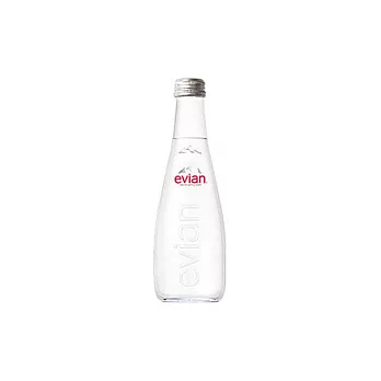 【evian依雲】天然礦泉水(玻璃瓶330ml/20入)