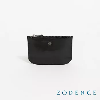 ZODENCE CRAFTSLIM進口真皮超薄零錢包  黑