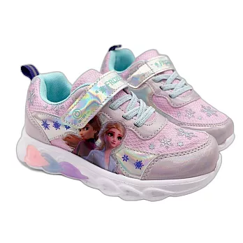 迪士尼冰雪奇緣電燈鞋 (F181-1) 休閒鞋 運動鞋 中大童 DISNEY 女童鞋 童鞋 FROZEN 電燈鞋 冰雪奇緣2 冰雪奇緣 嬰幼童鞋 電燈布鞋 迪士尼 中童鞋 19 紫色