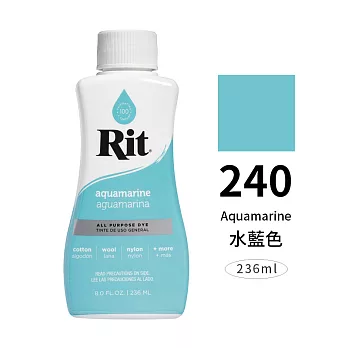 美國Nakoma RIT瑞特 液體染劑 236ml 240 水藍色