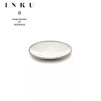【比利時SERAX】INKU侘寂 陶瓷餐盤 珠光白14cm
