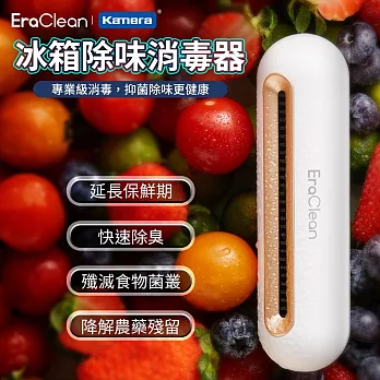EraClean 冰箱除味消毒器 CW-B01 USB充電 臭氧殺菌 異味除臭 食物保鮮神器 冰箱空氣淨化器 長效除臭 冰箱除味淨化器 空氣清靜機 空氣淨化器