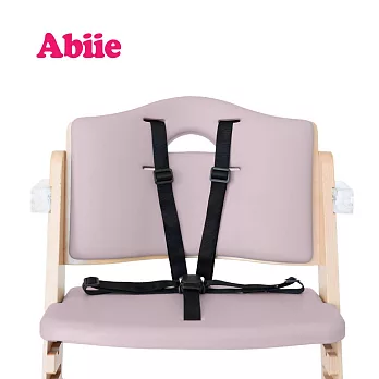 Abiie Beyond Junior TYK成長型高腳餐椅(迷霧灰)+椅墊 (乾燥玫瑰)
