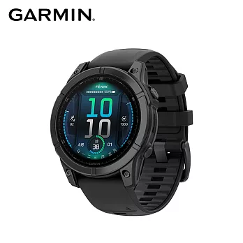 GARMIN Fenix E AMOLED 全方位戶外GPS智慧腕錶 47mm  岩灰鋼