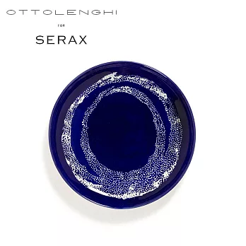 【比利時SERAX】Feast盛宴 圓形陶瓷餐盤22cm 藍/白圈