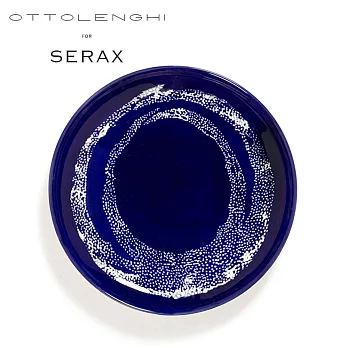 【比利時SERAX】Feast盛宴 圓形陶瓷餐盤26cm 藍/白圈