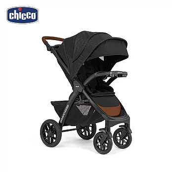 【Chicco】Bravo極致完美手推車領航版-飆風悍黑 飆風悍黑
