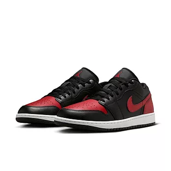 Air Jordan 1 Low Bred Twist 黑紅 553558-067 透氣 AJ1 一代 喬丹 低筒 運動鞋 休閒鞋 男鞋 US10 28cm