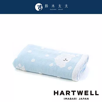 【hartwell】COCO醬今治純棉點點紗布毛巾 (多色任選- 藍COCO) | 鈴木太太公司貨