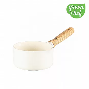 GreenChef 東京木紋系列 牛奶鍋(16cm)(奶油白))(不含蓋)