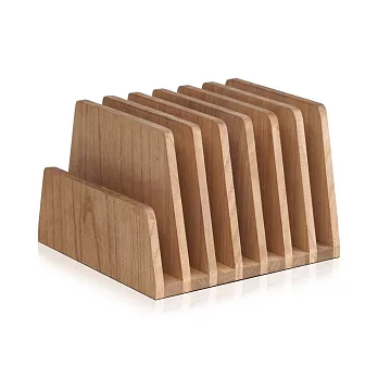 【桐趣】桐事務所實木7格文件夾-2色可選 胡桃