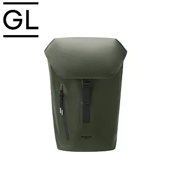 GASTON LUGA Lightweight DuoSeal Flap Backpack 14吋後背包 男包 - 橄欖綠