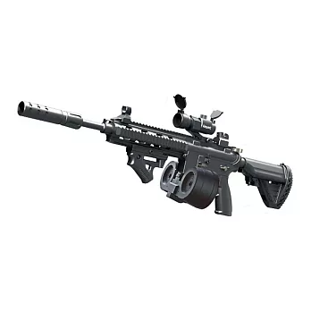 【Party World】雙彈鼓M416突擊步槍電動水彈槍 G848-1