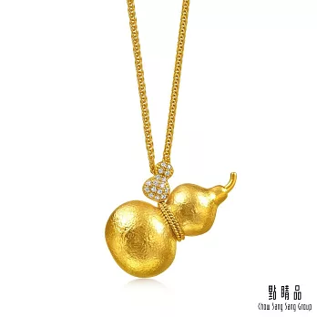 【點睛品】福祿加倍 鑽石黃金項鍊