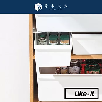 【LIKE-IT】可堆疊窄型整理收納盒(低款) JTR-05 | 鈴木太太公司貨
