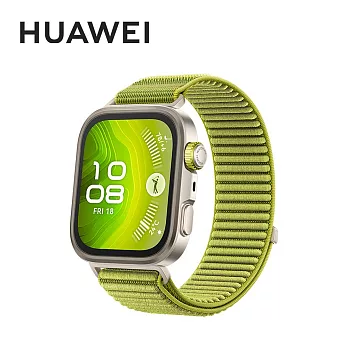 【限量送FreeBuds SE3】HUAWEI 華為 Watch Fit 4 Pro 1.82吋智慧手錶 尼龍錶帶款  原野綠