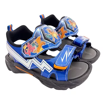 台灣製寶可夢電燈涼鞋 (W010) 童鞋 噴火龍 電燈涼鞋 精靈寶可夢 嬰幼童鞋 嬰幼鞋 涼鞋 男大童 電燈鞋 POKEMON 男童鞋 寶可夢童鞋 卡通童鞋 台灣製童鞋