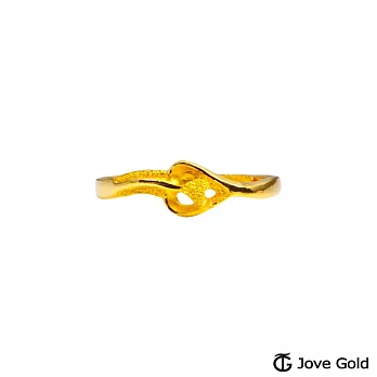 JoveGold漾金飾 愛戀黃金戒指