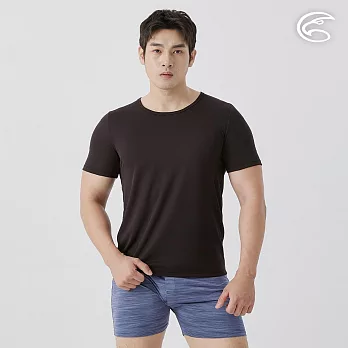 ADISI 男排汗抑菌圓領短袖內衣 AUL2511046 (M-2XL) 經典黑 M 經典黑